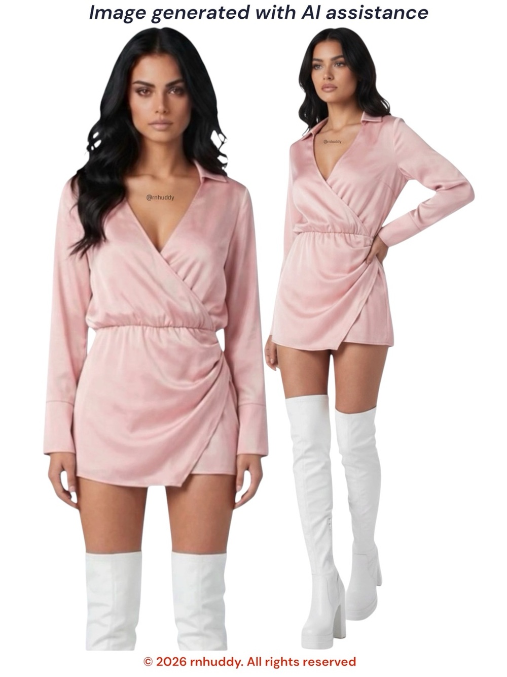 Anthropologie 4th & Reckless S pink satin Jayna wrap front romper
